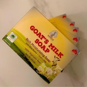Madina’s Rich Moisturizing Goat Milk Soap (5 bars)
